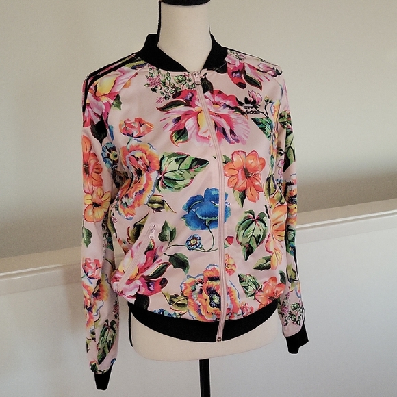 adidas Jackets & Blazers - Rare Adidas X Farm Rio Trefoil Floral Track Jacket
